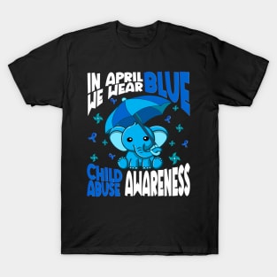 In April Blue Child Abuse T-Shirt